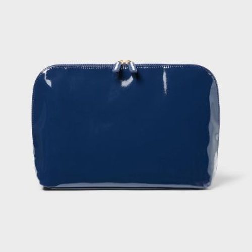 Sonia Kashuk™ Fold-Open Dome Makeup Bag - Navy Patent