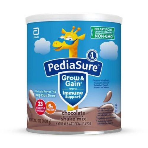 PediaSure Grow & Gain Non-GMO Shake Mix Chocolate Powder - 14.1oz: Toddler, Pediatric Supplements, Kosher, Halal