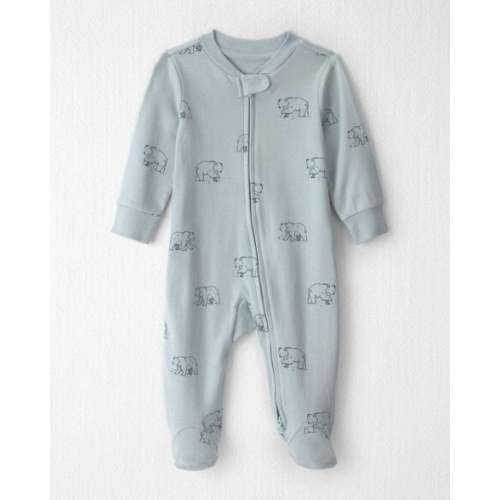 Baby Organic Cotton Sleep & Play Pajamas in Winter Bears - Little Planet | Carter's