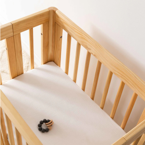 Babyletto All-Stages Custom Bassinet Sheet in GOTS Certified Organic Muslin Cotton