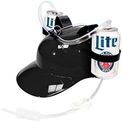 Beer Hat,Funny Hat for Drinking Soda,Beer Helmet,Drinking Accessories Gifts for Man