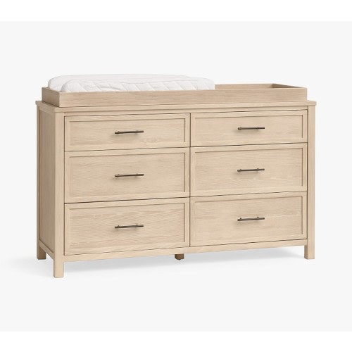 Camden 6-Drawer Dresser & Topper Set (56w x 19d")