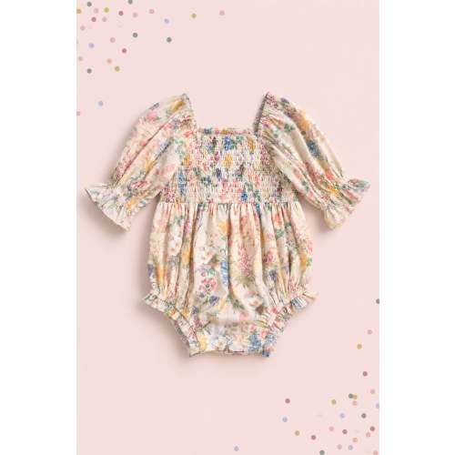 Baby Madeline Romper in Cordelia Floral