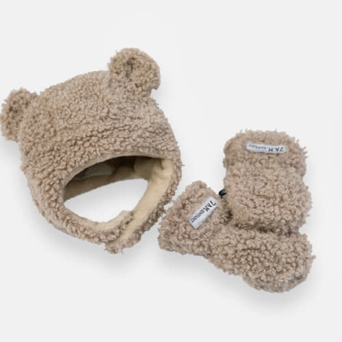 Cub Set - Teddy | Hat & Mittens