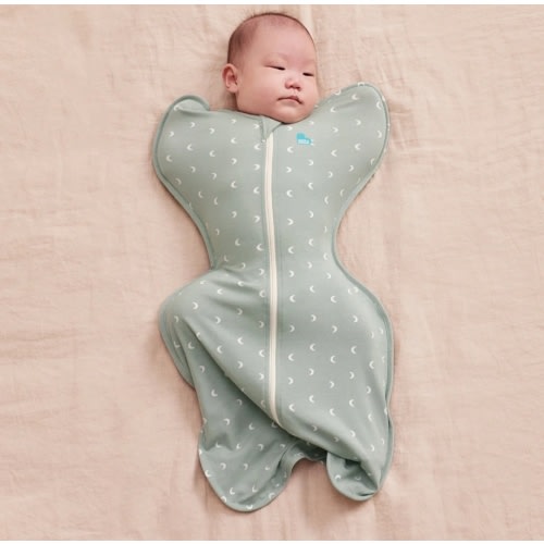 Swaddle Up™ 1.0 TOG Cotton Olive Moon