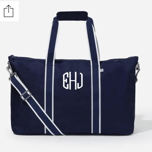 Monogrammed Kids Weekend Bag