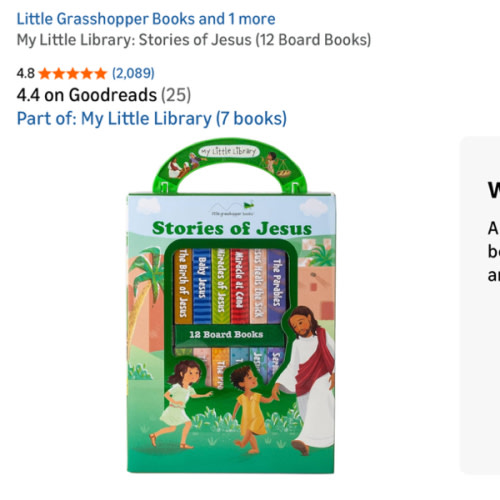 My Little Library: Stories of Jesus (12 Board Books)