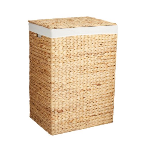 Natural Water Hyacinth Laundry Hamper Medium | At Home