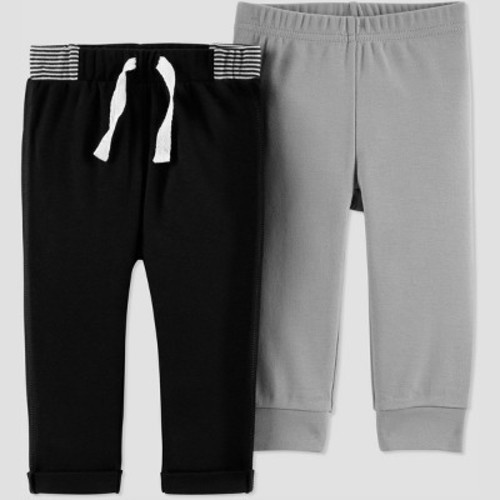 Baby Boys' 2pk Pants - Just One You® made by carter's Gray 6M
