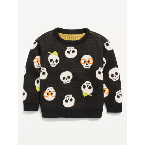 Oversized Long-Sleeve Graphic Sweater for Toddler Boys (12-18m)