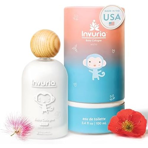 Afeto Baby Cologne | Alcohol-Free Baby Perfume for Boys & Girls | Gentle Baby Fragrance | Made In USA | Colonia Para Bebés | 3.4 oz | 100 mL