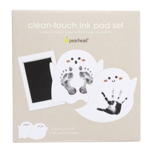 Pearhead Halloween 6"x6.25" Clean-Touch Ink Pad Set - Ghost