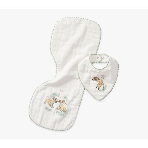 Disney Baby Organic Bib and Burp Set