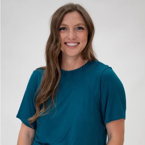 The Cameron Unisex Nursing and Skin to Skin Shirt in Deep Teal – Lila