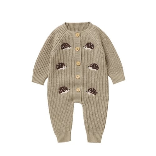HEDGEHOG Knitted Jumpsuit - Hazel & Bo