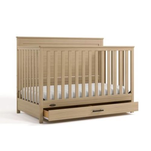 Graco Tristan 5-in-1 Convertible Crib with Drawer - Driftwood