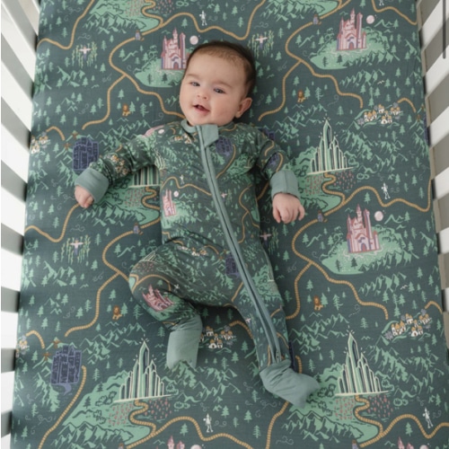 Emerald City Bamboo Crib Sheet