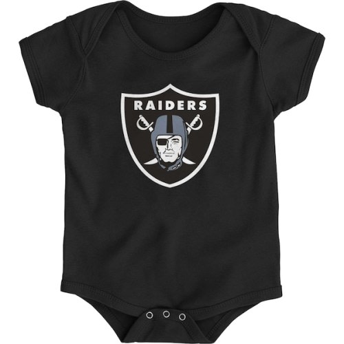Newborn & Infant Las Vegas Raiders Black Team Logo Bodysuit