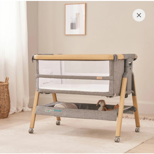 CoZee Breeze Plus Co-sleeping Bassinet in Oak Charcoal | iL Tutto