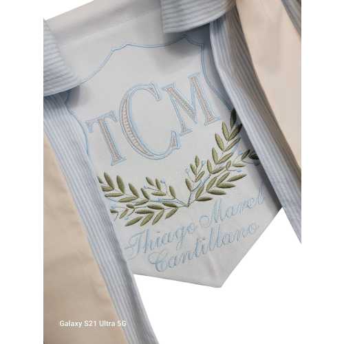 Hospital Door Banner; Beckham Crest Single Initial