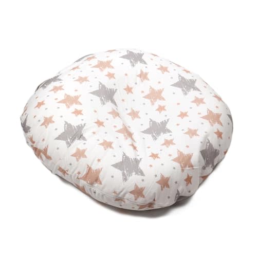 EFELIM Nest Pillow with Cotton Cover, Cartoon Lounger Pillow Portable Lightweight Lounger Floor Seat for Home Travel (Star)