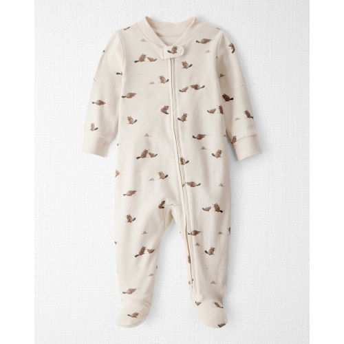 Beaver Creek Baby Organic Cotton Sleep & Play Pajamas in Beaver Creek Print