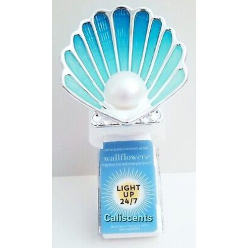 Bath & Body Works SHELL NIGHTLIGHT 24/7  Wallflower Plug In  NEW