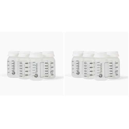 Ameda Breast Milk Storage Bottles (Pack of 2)