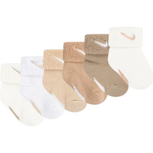 6-Pack Cuffed Terry Bootie Socks