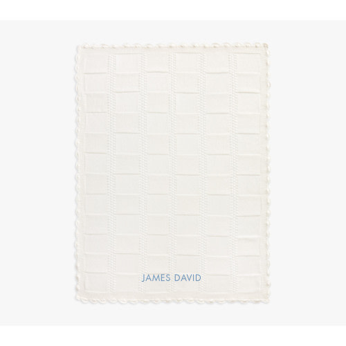 Cotton Knit Patchwork Organic Baby Blanket