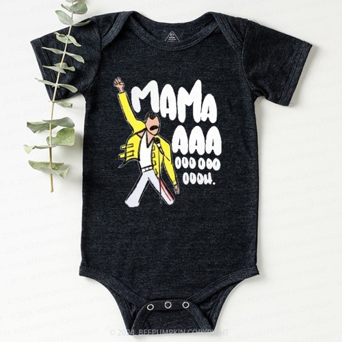 Mama Aaa Oooh Baby Bodysuit 8