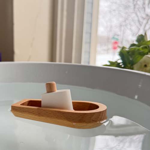 Little Wooden Tug Boat - The Foundry Home Goods