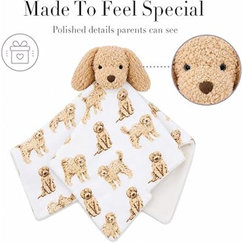 Mud Pie Doodle Dog Woobie, Tan