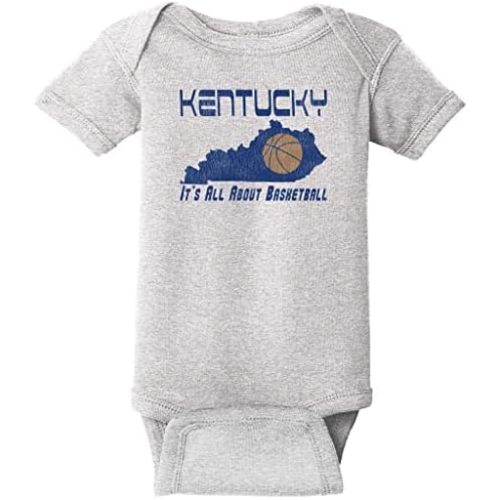 U.S. Custom Tees Kentucky It’s All About Basketball Baby One Piece