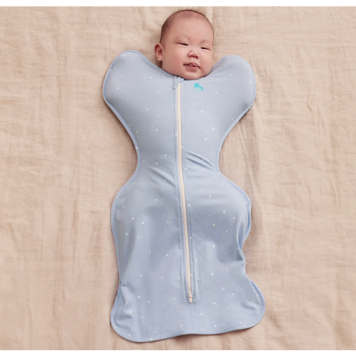 Swaddle Up™ 1.0 TOG Cotton Powder Blue Twinkle