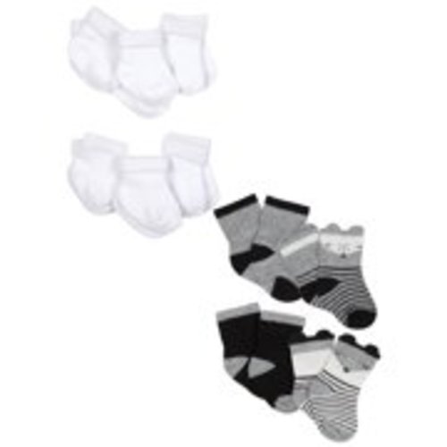 Gerber Organic Wiggle Proof Terry Bootie Socks, 10pk (Baby Boys)