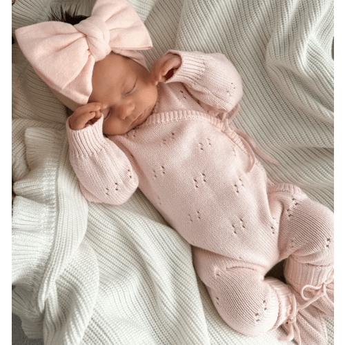 Knit Bodysuit Newborn- Coming Home Outfit
