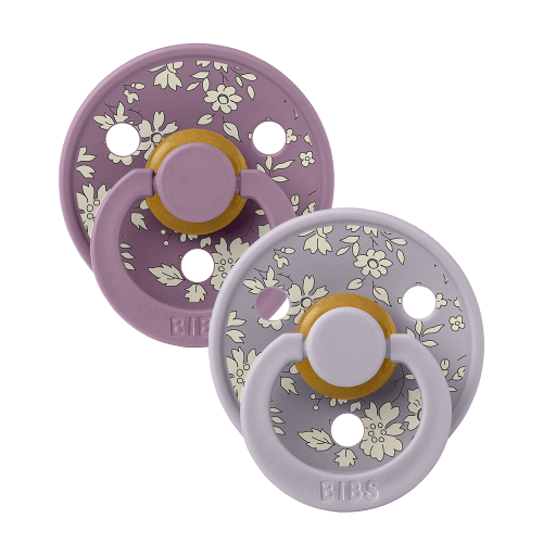 BIBS x LIBERTY Colour Pacifiers 2 Pack Capel - Fossil Grey Mix – Bibsworld store US