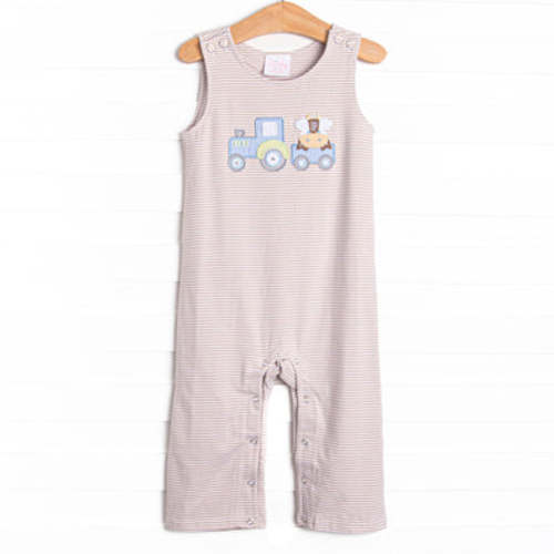 Mooo-ve Over Applique Jon Jon, Tan – Stitchy Fish