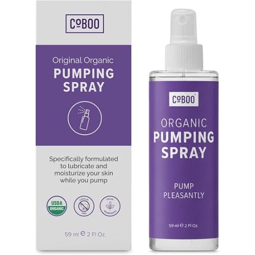 CoBoo Original Organic Pumping Spray, Lanolin-Free Flange Lubricant, 2 oz