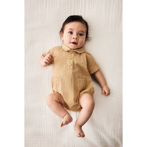 COTTON SEERSUCKER ROMPER SUIT