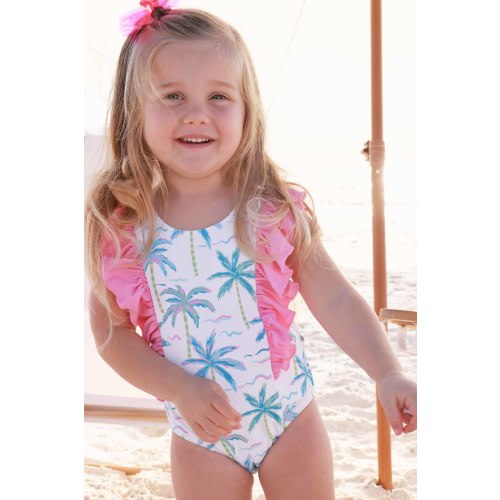 Double Ruffle One Piece | Blue Lagoon