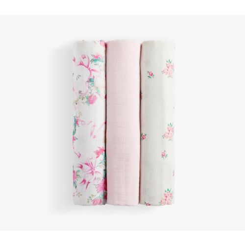 LoveShackFancy Organic Muslin Swaddle Set