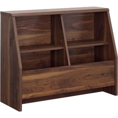 Amazon.com: Sauder Willow Place Footboard/Bookcase, Grand Walnut Finish : Home & Kitchen