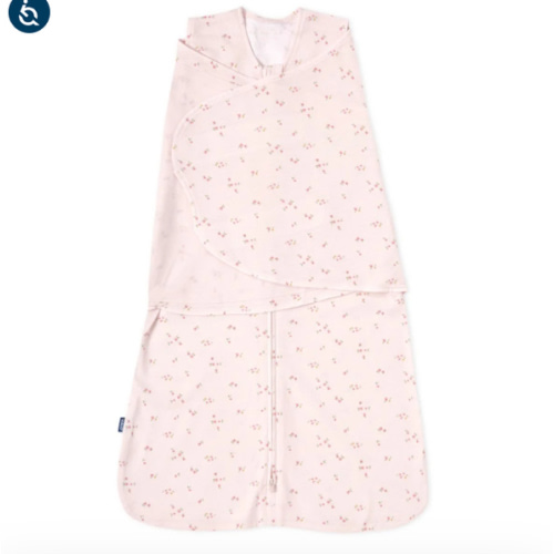 Pink Floral Cotton Swaddle Small  | HALO