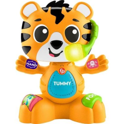 Fisher-Price Link Squad Bop & Groove Tiger Baby Learning Toy with Music & Lights