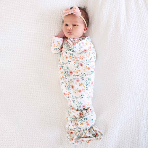 Winnie's Wildflowers Oversized Swaddle Blanket
