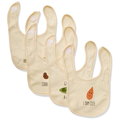 Touched by Nature Unisex Baby Organic Cotton Bibs