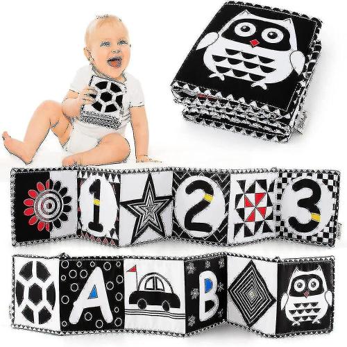 Black And White High Contrast Sensory Baby Toys Baby Soft Book For Early Education, Infant Tummy Tim - Walmart.ca
