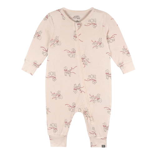 Modern Moments by Gerber Neutral Two-Way Zip Viscose Coverall, Sizes Newborn - 24 Months